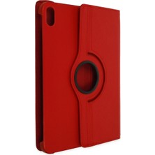 Alvera  Ipad 2022 10.9 (10.nesil) Kılıf 360 Tablet Deri Kılıf - Kırmızı