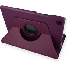 Alvera  Galaxy T500 Tab A7 10.4 Kılıf 360 Tablet Deri Kılıf - Mürdüm