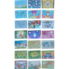 30X45 cm 12 Adet Yıkanabilir Beslenme Örtüsü Karma Desen Gelmektedir Unisex Modeller Tek Ebat