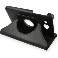 Alvera Galaxy T280 Tab A 7 Kılıf 360 Tablet Deri Kılıf - Siyah