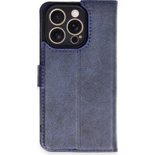 Alvera  Iphone 16 Pro Kılıf Trend S Plus Kapaklı Kılıf - Lacivert