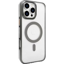 Alvera Joko 16 Pro Max Gleam Pc Sert Magsafe Kılıf - Titan Gri