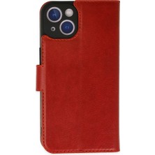 Alvera  Iphone 14 Plus Kılıf Trend S Plus Kapaklı Kılıf - Kırmızı