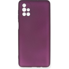 Alvera Galaxy M51 Kılıf First - Mürdüm