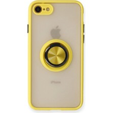 Alvera 7 Kılıf Montreal Yüzüklü Kapak - Sarı