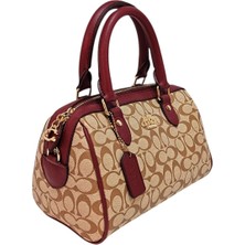 Valens Deri Logo Baskı El Çantası