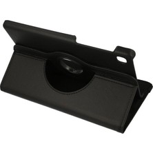 Senka Galaxy T220 Tab A7 Lite 8.7 Kılıf 360 Tablet Deri Kılıf - Siyah