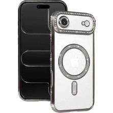 Alvera  Iphone 17 Air Joke Simli Magneticsafe Kılıf - Gümüş