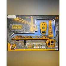 Magicway Dev Boy 99 cm Kule Vinçi Sarjlı Işıklı Sağa Sola Dönen Yukarı Aşağı Hareket Eden Vinç Iş Makinesi