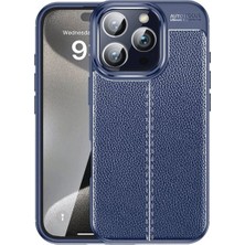 Alvera  Iphone 16 Pro Kılıf Auto Fus Kapak - Lacivert