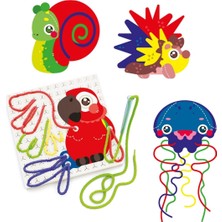 Dekofon Quercetti  Fanta Filo Zoo Örgü Hobi Seti