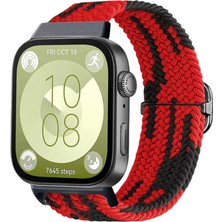 Senka Huawei Fit 4 Kordon (Saat Değildir) - Kırmızı-Siyah