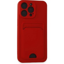 Alvera 14 Pro Max Kılıf Kelvin Kartvizitli - Kırmızı