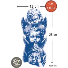 Trakya Tattoo 1 Ay Kalıcı Dövme Büyük Yarım Kol Melek Çocuklar Geçici Dövme