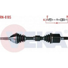Otoco Renault Koleos (Hy_) 2.0 Dcı A-T Uzunluk 650MM 2008-2014 Komple Aks Sol Ön 39101JD74A
