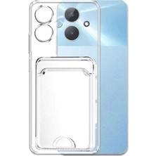 Alvera Realme Note 60 Kılıf Kart Şeffaf  - Şeffaf