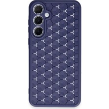 Alvera Galaxy A25 5g Kılıf Petek Kapak - Lacivert