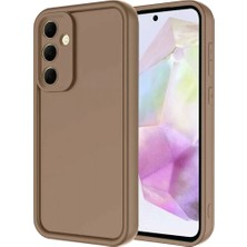 Mey İthalat Mey Ithalat®  Samsung Galaxy A36 Kılıf Viera Silikon - Kahverengi