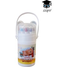 12 Renk Çevirmeli Jel Mum Boya Nova Color Plastik Çantalı Çok Renkli Tek Ebat