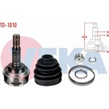 Otoco Toyota Corolla (_E10_) 1.3i EE101 26X23X56 Uzunluk 149,8 mm 92-97 Aks Kafası Sol-Sağ Ön Dış 43410020