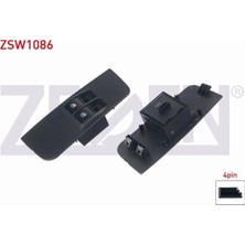 Otoco Fıat Palıo 1996-2005/ Lınea 2007- Cam Açma Anahtarı Çiftli Çerçeveli 4 Pin Yeşil Işık 100157736