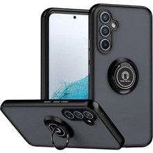 Alvera  Galaxy S25 Fe Montreal Yüzüklü  Kapak - Siyah
