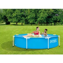 DEPOMIKS28205 Intex Kolay Kurulumlu Yuvarlak Prefabrik Havuz (244X51 Cm)