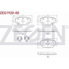Otoco Opel Insıgnıa B 1.6 Cdtı - 1.5t 17 Jant 2017- Ön Fren Balatası Ikazlı 84120877|SLV58182317