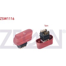 Otoco Fıat Dogan Slx 1993-2002 Flaşör Anahtarı 7 Pin Kırmızı Işık 1310122002