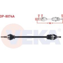 Otoco Opel Vectra B 1.8i 16V 1999-2003 Komple Aks Sağ Ön Absli 29 Dış Uzunluk 960MM 9118604