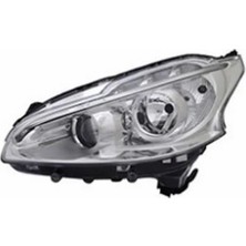 Otoco Peugeot 208 Ön Far Elektrikli Motorlu LED Gündüz Farlı Sol 2012-2015 1609697180