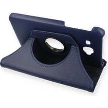 Alvera Galaxy T280 Tab A 7 Kılıf 360 Tablet Deri Kılıf - Lacivert