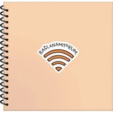 Keskin Color 16X15 cm Çizgisiz Spiralli Sert Kapak 50 Yaprak 60 gr Krem Renk Kağıt Hisli Şeyler Sarı Tek Ebat Küçük Boy Spiralli Çizgisiz Konsept Defterler Sert A6 50 Yaprak