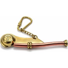 Senson Pirinç Silistre Düdüğü Anahtarlık 2101C