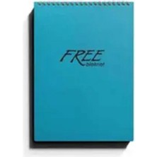 Keskin Color A5 (14X20 Cm) 80 Yaprak Çizgisiz Plastik Kapak Telli Üstten Açılır Defter Mavi Tek Ebat Orta Boy Spiralli Çizgisiz Not Defteri Yumuşak A5 80 Yaprak