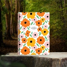 Keskin Color A4 80 Yaprak Çizgisiz Telli Plastik Kapak Hafif Defter 60 gr Ivory Kağıt Göz Yormayan Defter Beyaz Tek Ebat Büyük Boy Spiralli Çizgisiz Okul Defterleri Sert A4 80 Yaprak