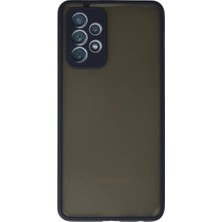 Senson Samsung Galaxy A72 Kılıf Montreal Silikon Kapak - Lacivert
