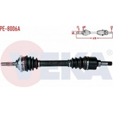 Otoco Peugeot 206 (2A/C) 1.4 Hdı Abslı 48 Dıs Uzunluk 610MM 1998-2006 Komple Aks Sol Ön 32724C