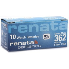 Senson Renata 362 SR721SW 1.55V Alkalin Saat Pili 10 Adet