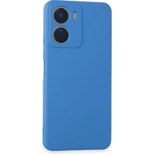Senson Vivo Y16 Kılıf First Silikon - Mavi