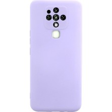 Senson Tecno Camon 16 Kılıf Nano Içi Kadife Silikon - Lila
