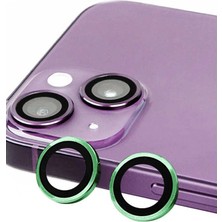 Senson Apple Iphone 13 Mini Raze Metal Kamera Lens - Yeşil