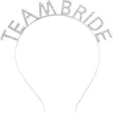 Senson Gümüş Kaplama Kristal Taşlı Team Bride Taç 16X17 cm