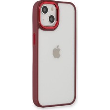 Senson Apple Iphone 14 Plus Kılıf Dora Kapak - Kırmızı