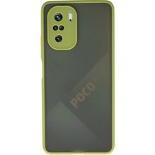 Senson Xiaomi Poco F3 Kılıf Montreal Silikon Kapak - Açık Yeşil