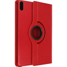 Senson Huawei Matepad 11 10.9 360 Tablet Deri Kılıf - Kırmızı