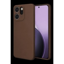 Senson Oppo Reno 14F First Silikon - Kahverengi