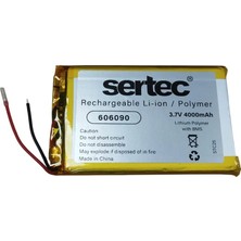 Senson Sertec 606090 3.7V 4000MAH Li-Polymer Pil (DEVRELI/1.5A)