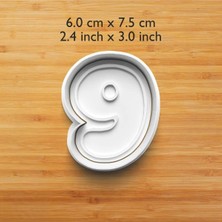 Hobist 9 Yaş Desenli Kurabiye ve Şeker Hamuru Kalıbı