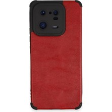 Senson Xiaomi Mi 13 Pro Kılıf Loop Deri Silikon - Kırmızı